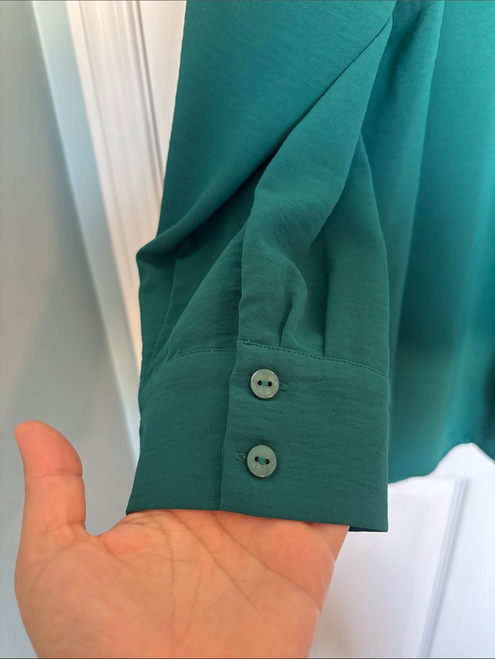 Penningtons collared button down blouse - Picture 6 of 9